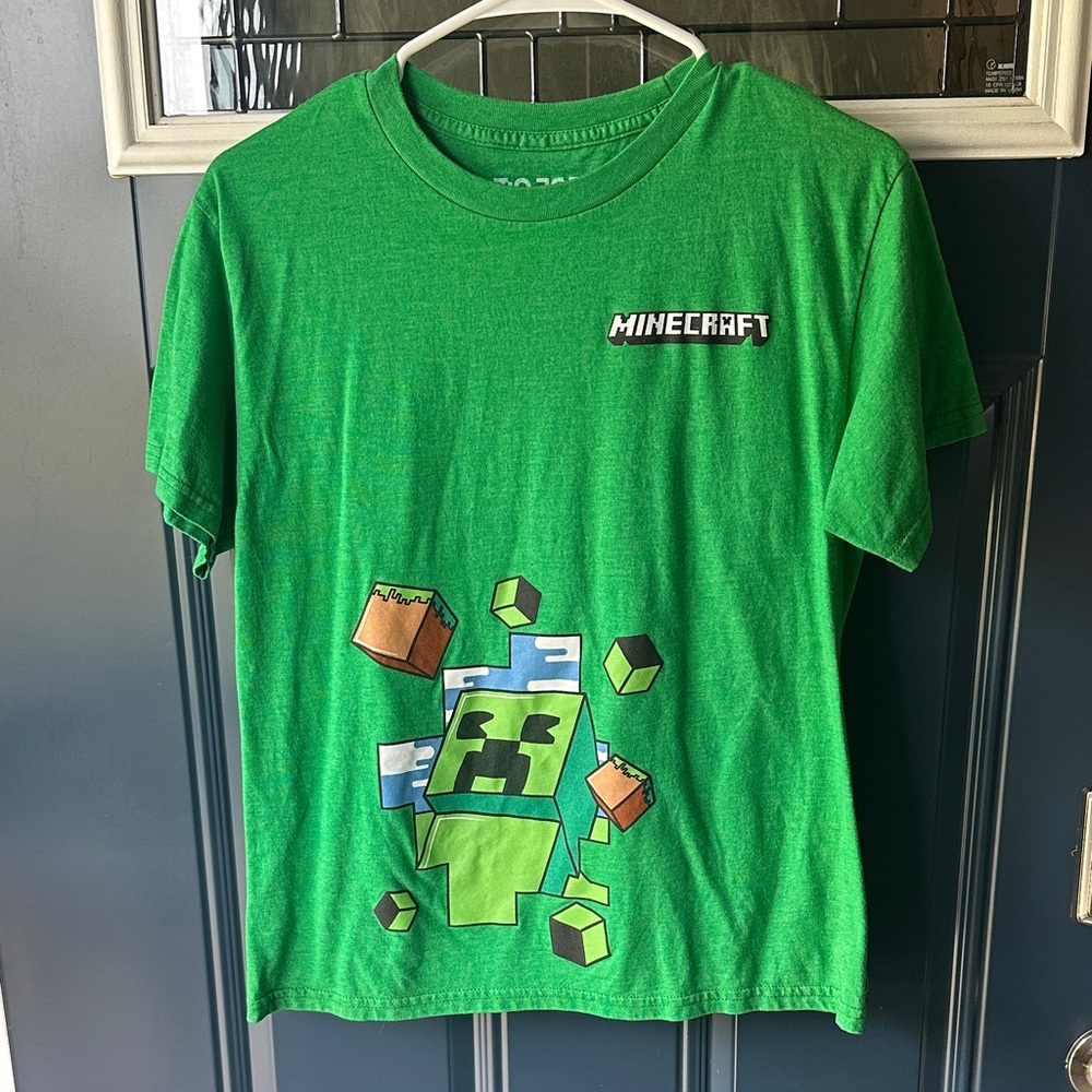 Minecraft Green Kids T-Shirt